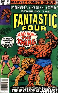 Cover Thumbnail for Marvel's Greatest Comics (Marvel, 1969 series) #87