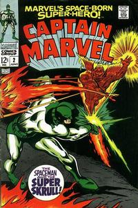 Cover Thumbnail for Marvel's Space-Born Superhero! Captain Marvel (Marvel, 1968 series) #2