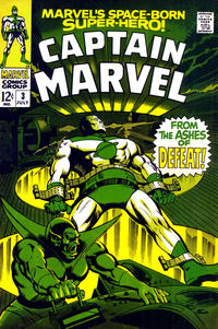 Cover Thumbnail for Marvel's Space-Born Superhero! Captain Marvel (Marvel, 1968 series) #3
