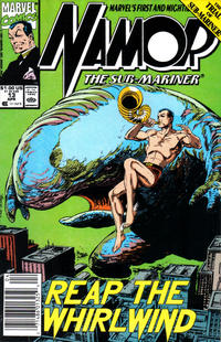 Cover for Namor, the Sub-Mariner (Marvel, 1990 series) #13 [Newsstand]