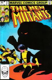 Cover Thumbnail for The New Mutants (Marvel, 1983 series) #3 [Direct]