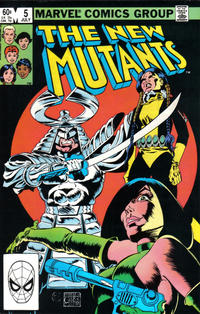 Cover Thumbnail for The New Mutants (Marvel, 1983 series) #5 [Direct]