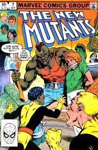 Cover Thumbnail for The New Mutants (Marvel, 1983 series) #7 [Direct]