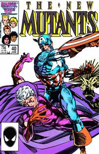 Cover Thumbnail for The New Mutants (Marvel, 1983 series) #40 [Direct]