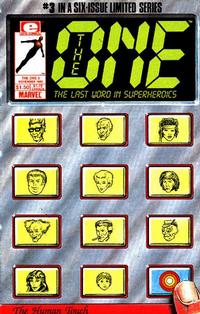 Cover for The One (Marvel, 1985 series) #3