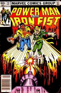 Cover for Power Man and Iron Fist (Marvel, 1981 series) #93 [Newsstand]