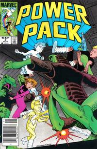 Cover Thumbnail for Power Pack (Marvel, 1984 series) #4 [Newsstand]