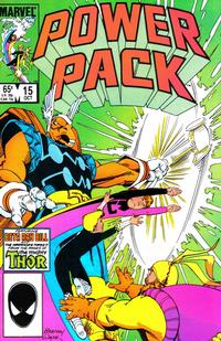 Cover Thumbnail for Power Pack (Marvel, 1984 series) #15 [Direct]