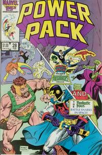 Cover Thumbnail for Power Pack (Marvel, 1984 series) #28