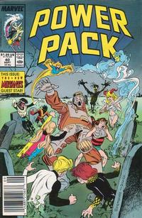 Cover for Power Pack (Marvel, 1984 series) #40 [Newsstand]