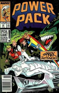 Cover for Power Pack (Marvel, 1984 series) #50 [Newsstand]
