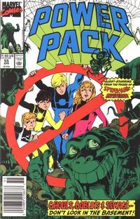 Cover for Power Pack (Marvel, 1984 series) #55