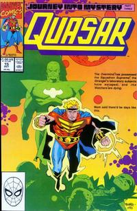 Cover for Quasar (Marvel, 1989 series) #15