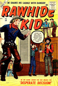 Cover for Rawhide Kid (Marvel, 1955 series) #16