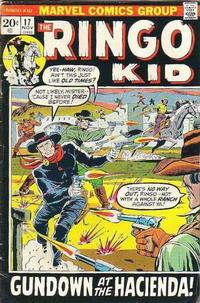 Cover Thumbnail for The Ringo Kid (Marvel, 1970 series) #17