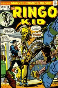 Cover Thumbnail for The Ringo Kid (Marvel, 1970 series) #18