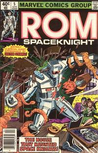 Cover Thumbnail for Rom (Marvel, 1979 series) #5 [Newsstand]