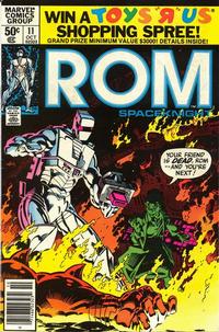 Cover Thumbnail for Rom (Marvel, 1979 series) #11 [Newsstand]