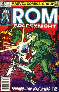 Cover Thumbnail for Rom (Marvel, 1979 series) #16 [Newsstand]