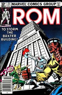 Cover Thumbnail for Rom (Marvel, 1979 series) #23 [Newsstand]