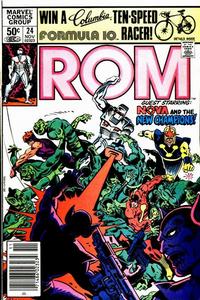 Cover for Rom (Marvel, 1979 series) #24 [Newsstand]