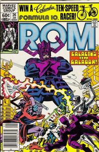 Cover Thumbnail for Rom (Marvel, 1979 series) #26 [Newsstand]