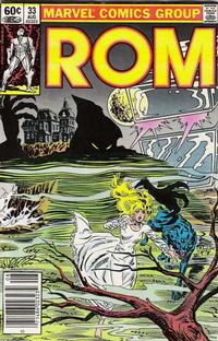 Cover for Rom (Marvel, 1979 series) #33 [Newsstand]