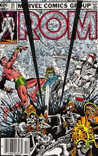 Cover for Rom (Marvel, 1979 series) #35 [Newsstand]