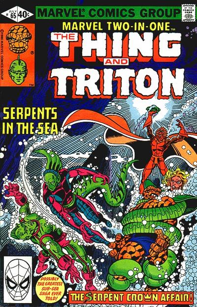 Cover for Marvel Two-in-One (Marvel, 1974 series) #65 [Direct]