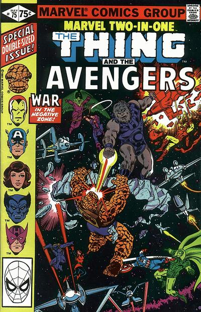 Cover for Marvel Two-in-One (Marvel, 1974 series) #75 [Direct]
