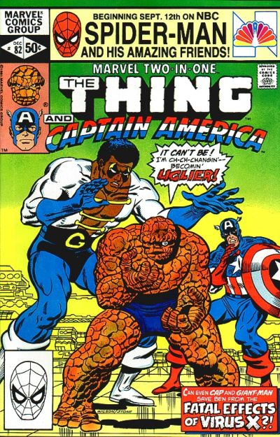 Cover for Marvel Two-in-One (Marvel, 1974 series) #82 [Direct]
