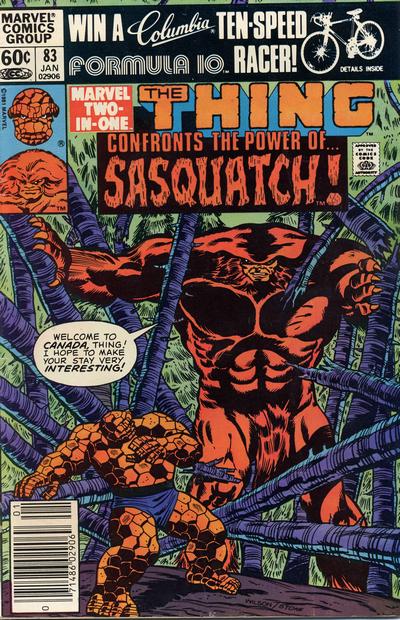 Cover for Marvel Two-in-One (Marvel, 1974 series) #83 [Newsstand]