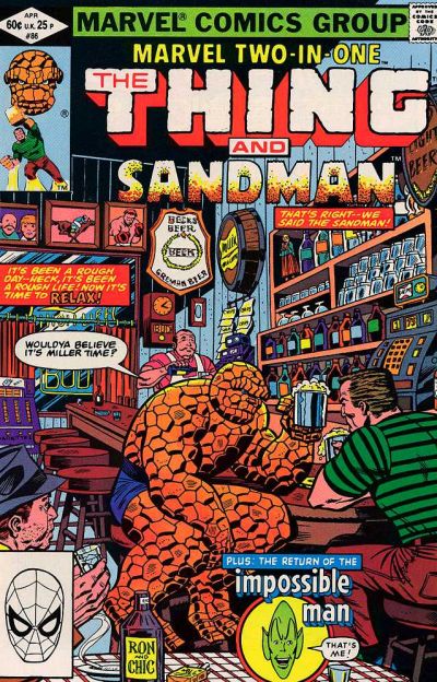 Cover for Marvel Two-in-One (Marvel, 1974 series) #86 [Direct]
