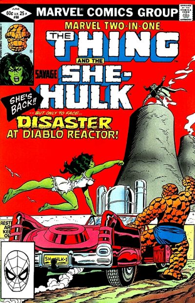 Cover for Marvel Two-in-One (Marvel, 1974 series) #88 [Direct]