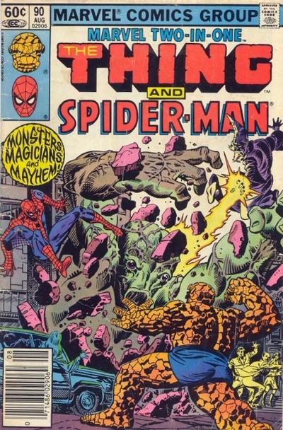 Cover for Marvel Two-in-One (Marvel, 1974 series) #90 [Direct]