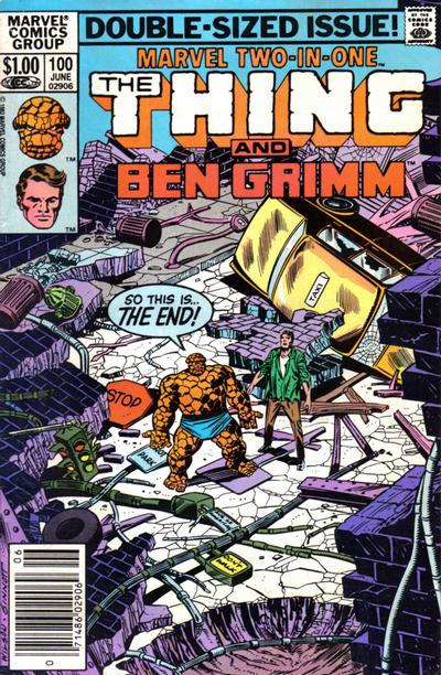 Cover for Marvel Two-in-One (Marvel, 1974 series) #100 [Newsstand]