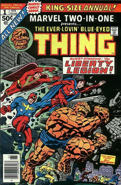 Cover for Marvel Two-in-One Annual (Marvel, 1976 series) #1