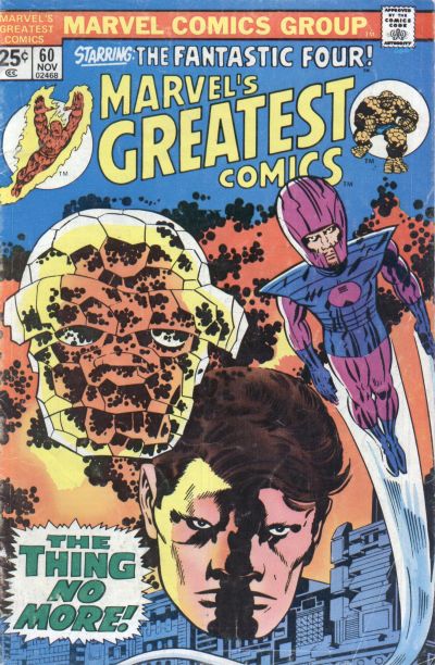 Cover for Marvel's Greatest Comics (Marvel, 1969 series) #60
