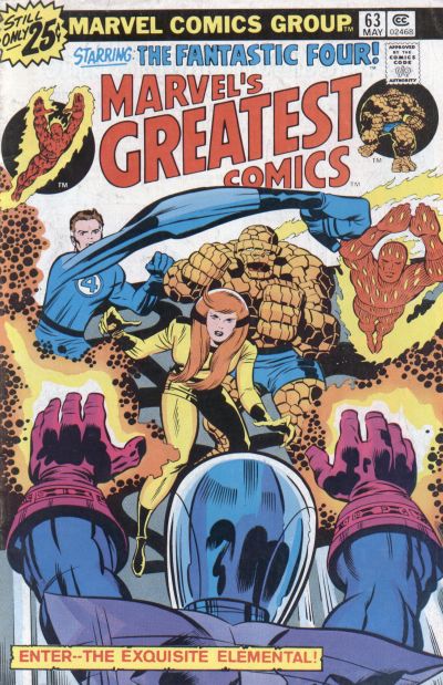 Cover for Marvel's Greatest Comics (Marvel, 1969 series) #63