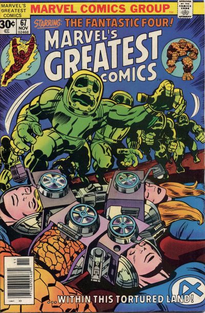 Cover for Marvel's Greatest Comics (Marvel, 1969 series) #67