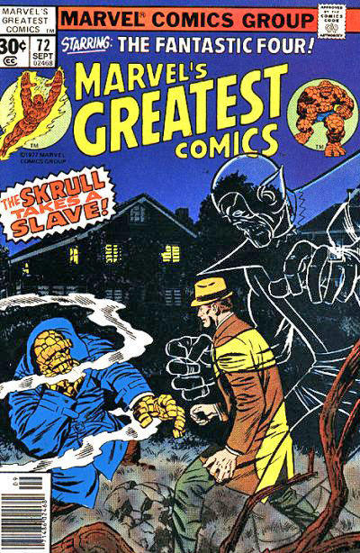 Cover for Marvel's Greatest Comics (Marvel, 1969 series) #72 [30¢]