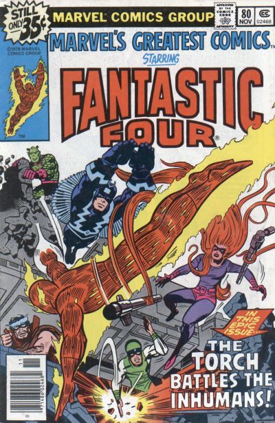 Cover for Marvel's Greatest Comics (Marvel, 1969 series) #80