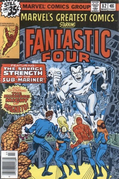 Cover for Marvel's Greatest Comics (Marvel, 1969 series) #82