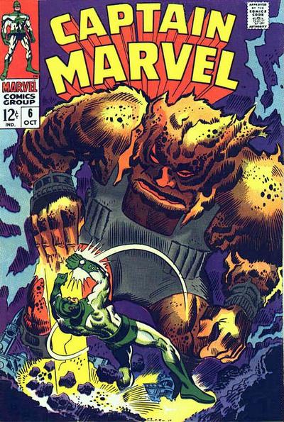 Cover for Marvel's Space-Born Superhero! Captain Marvel (Marvel, 1968 series) #6