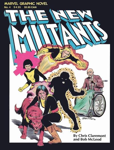 Cover for Marvel Graphic Novel (Marvel, 1982 series) #4 - The New Mutants [First Printing]