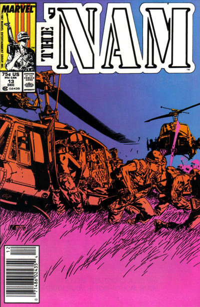 Cover for The 'Nam (Marvel, 1986 series) #13 [Newsstand]