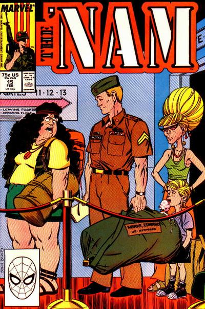 Cover for The 'Nam (Marvel, 1986 series) #15 [Direct]