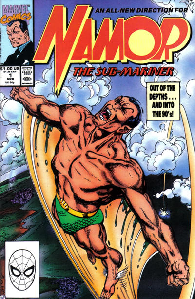 Cover for Namor, the Sub-Mariner (Marvel, 1990 series) #1 [Direct]