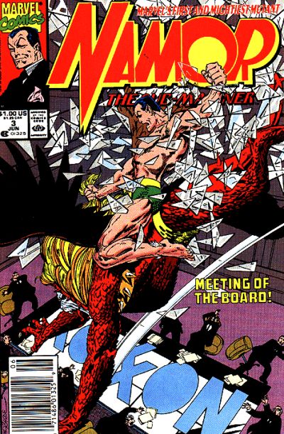 Cover for Namor, the Sub-Mariner (Marvel, 1990 series) #3 [Newsstand]
