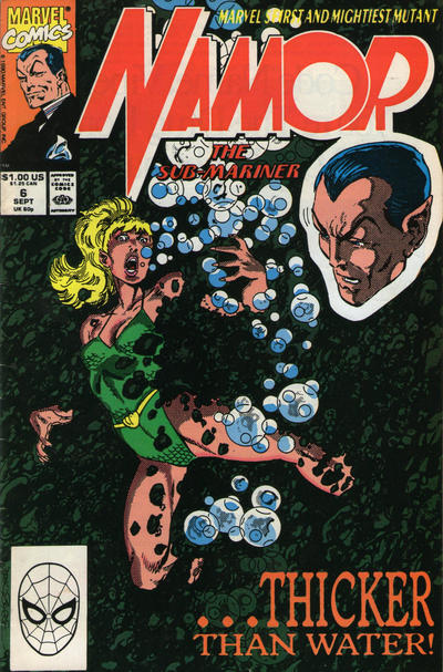 Cover for Namor, the Sub-Mariner (Marvel, 1990 series) #6 [Direct]